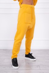 Set with pants Baggy mustard