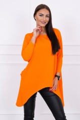 Blouse oversize orange