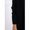 Sweater with batwing sleeve black