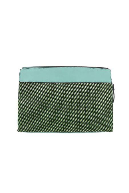 Green small handbag for women
