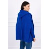 Hooded sweater with batwing sleeve1
