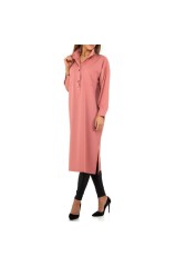 Pink long blouse KL-93023B-rose