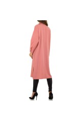 Pink long blouse KL-93023B-rose