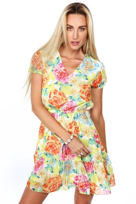 Colorful summer dress GR-GF0302MAR