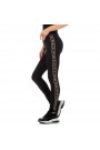 Damen Leggings von Fashion Gr. One Size - blackgold