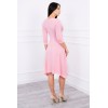 Light pink dress with 3/4 sleeves KES-2530-8314