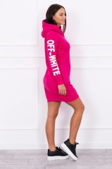 Pink dress with hood KES-10044-62072