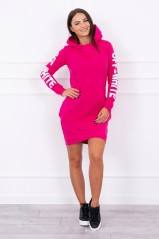 Pink dress with hood KES-10044-62072
