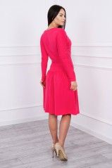 Pink dress with long sleeves