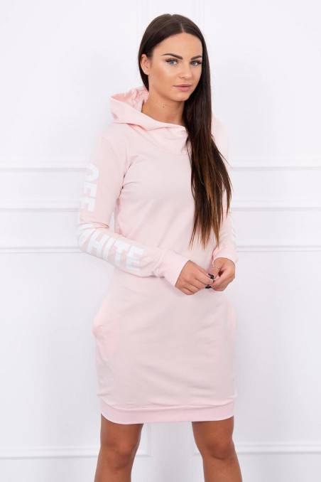 Light pink dress with hood KES-11759-62072