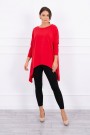 Blouse oversize red