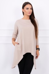 Blouse oversize beige