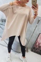 Blouse oversize beige