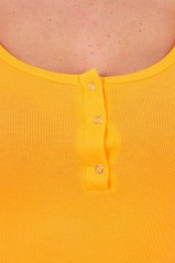 Dress with a neckline for naps orange neon