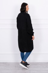 Sweater long cardigan black