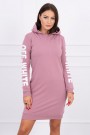 Pink dress with hood KES-15796-62072