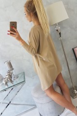 Brown loose style blouse