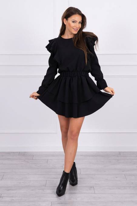 Black elegant dress KES-16094-66047