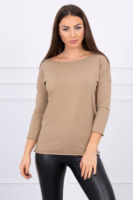 Brown blouse KES-16175-8834