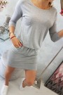 Light gray dress KES-16353-9013