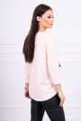 Light pink blouse with appliqué KES-16932-66796