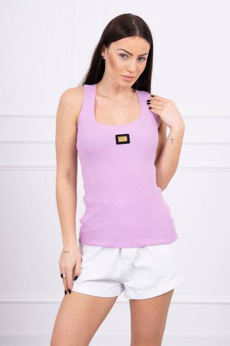 Purple sleeveless blouse KES-16968-8986