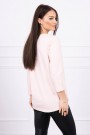 Light pink blouse with appliqué KES-17143-66861