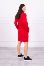 Red dress with pockets KES-17249-0153