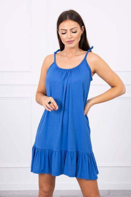 Blue dress on frills KES-17645-9080