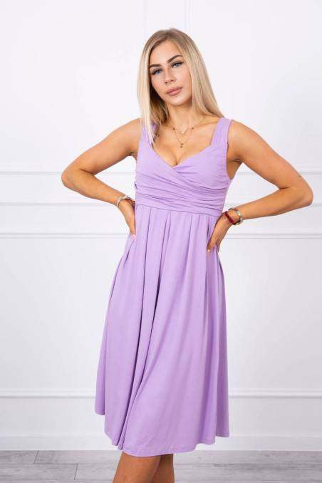 Purple sleeveless dress KES-17749-61063