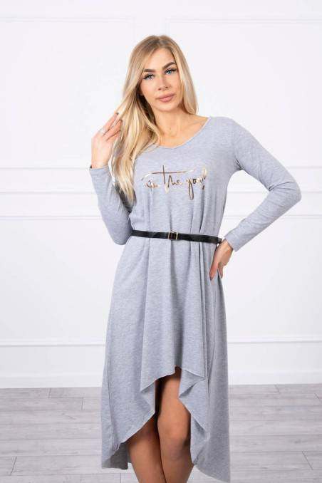 Light gray stylish dress