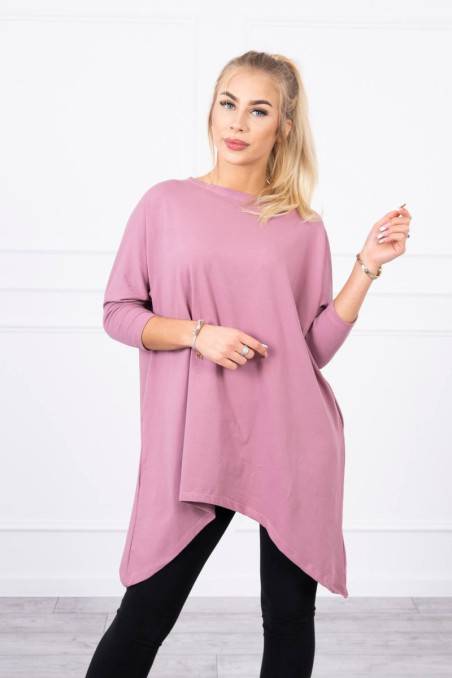Pink loose style blouse KES-19120-8875