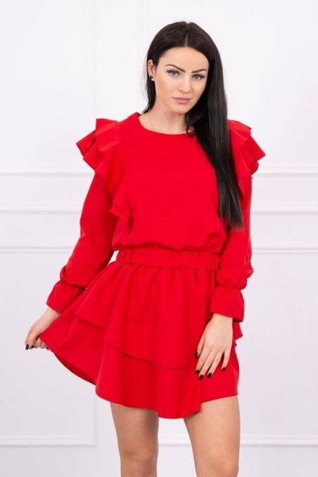 Red elegant dress KES-16541-66047