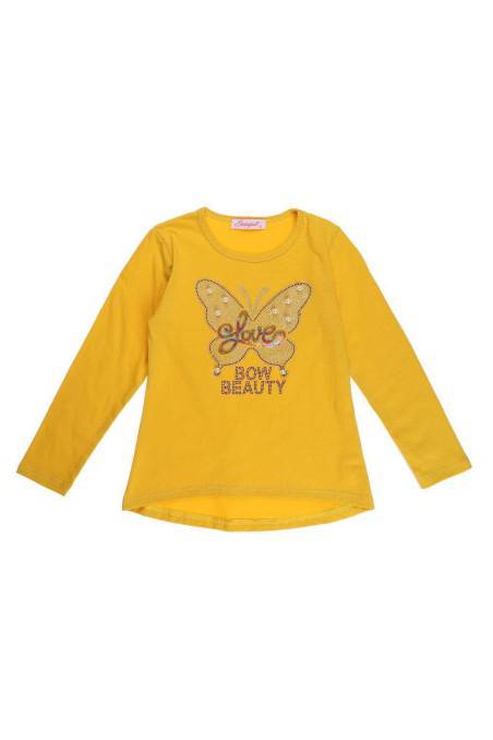 Yellow blouse for a girl KL-CSQ-52434-yellow