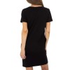 Black dress with appliqué GR-G1901J