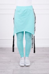 Pants/Suit with selfie lettering mint