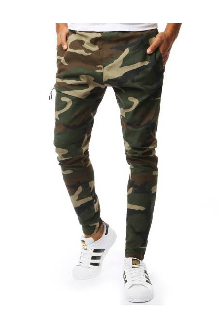 Dstreet Green Camouflage Joggers For Men