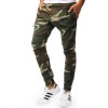 Dstreet Green Camouflage Joggers For Men