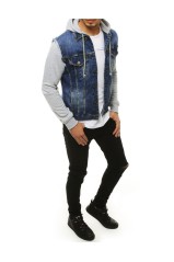 Men's denim blue jacket DS-tx3293