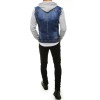 Men's denim blue jacket DS-tx3293