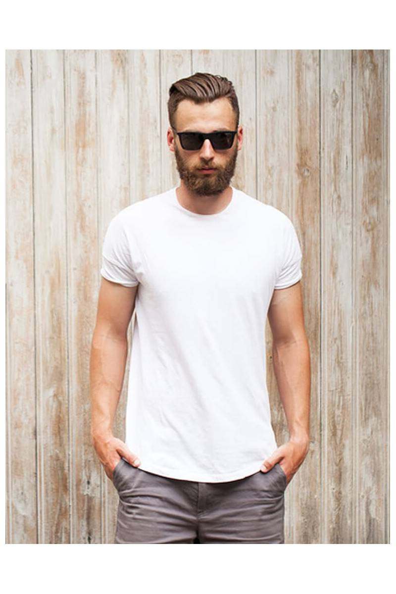 White men's T-shirt Dstreet DS-rx2571