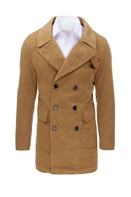 Men's light brown coat Dstreet DS-cx0362