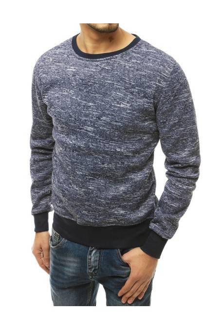 Dark blue men's sweater DS-bx4815