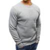 Solid gray men's sweater