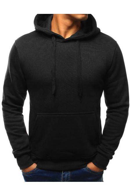 Black men's hooded jumper DS-bx2028