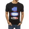 Black men's T-shirt with print Dstreet DS-rx4404