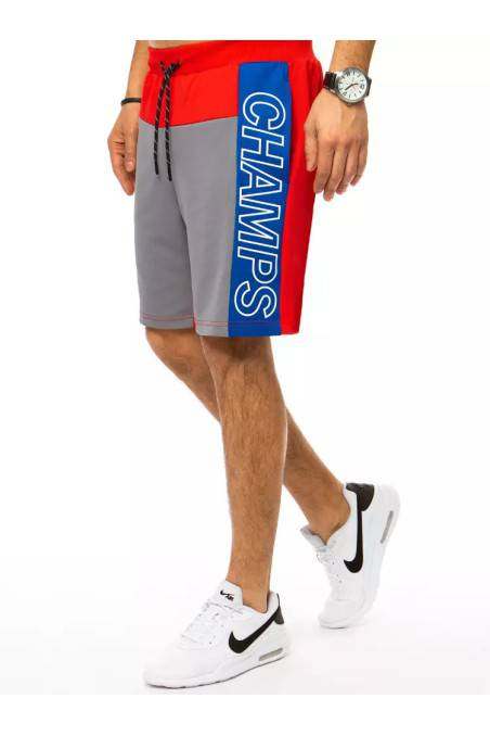 Light gray men's sports shorts Dstreet DS-sx1338