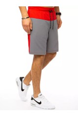 Light gray men's sports shorts Dstreet DS-sx1338