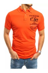 Men's Coral Polo Shirt Dstreet