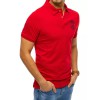 Red men's polo shirt with embroidery Dstreet DS-px0469